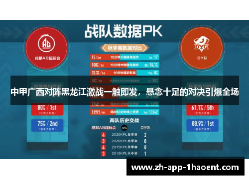 中甲广西对阵黑龙江激战一触即发，悬念十足的对决引爆全场